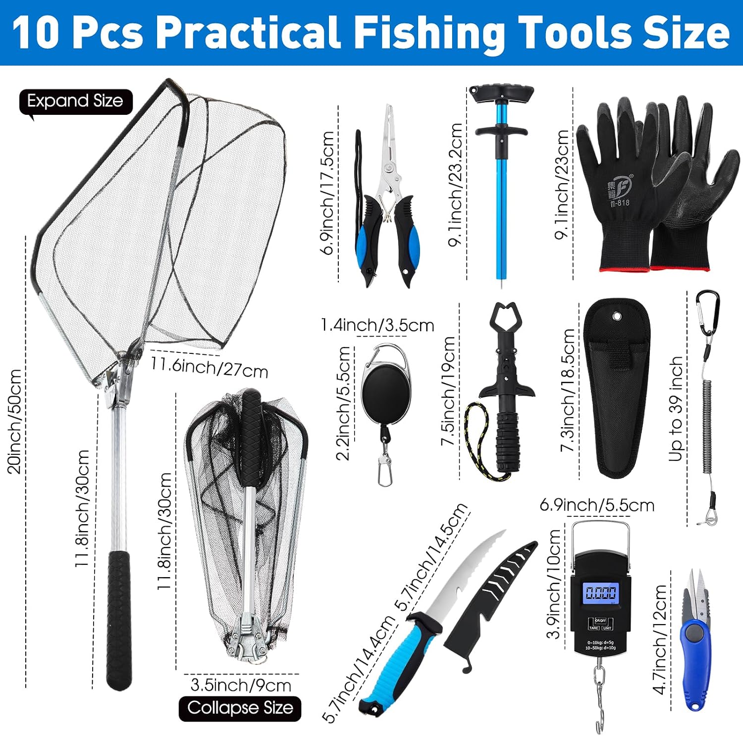 Ensemble d'outils de pêche mul - Fishing Gloves avis et prix